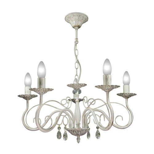 Люстра с хрусталем подвесная 5 ламп S1140-5