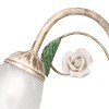 Бра стеклянные плафон с цветами классические S2466-1