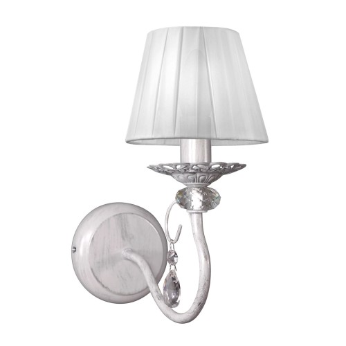 Бра настенныес хрустальными подвесками и вставками S1206-1