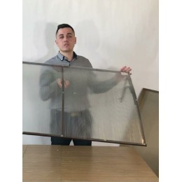 Козырёк над дверью Петрасвет S4001 Коричневый усиленный