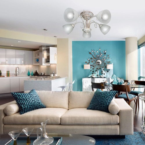 Люстра потолочная 5 плафонов S2485-5